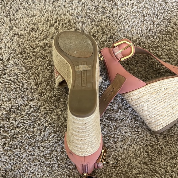 NBW pink patterned wedges - Picture 5 of 5